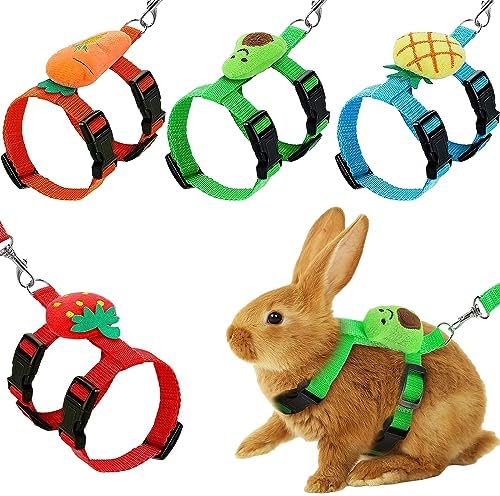Adjustable Bunny Harness and Leash Set (4-Pack) – Fruity Decorations