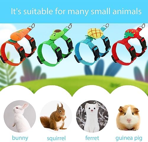 Adjustable Bunny Harness and Leash Set (4-Pack) – Fruity Decorations - 5