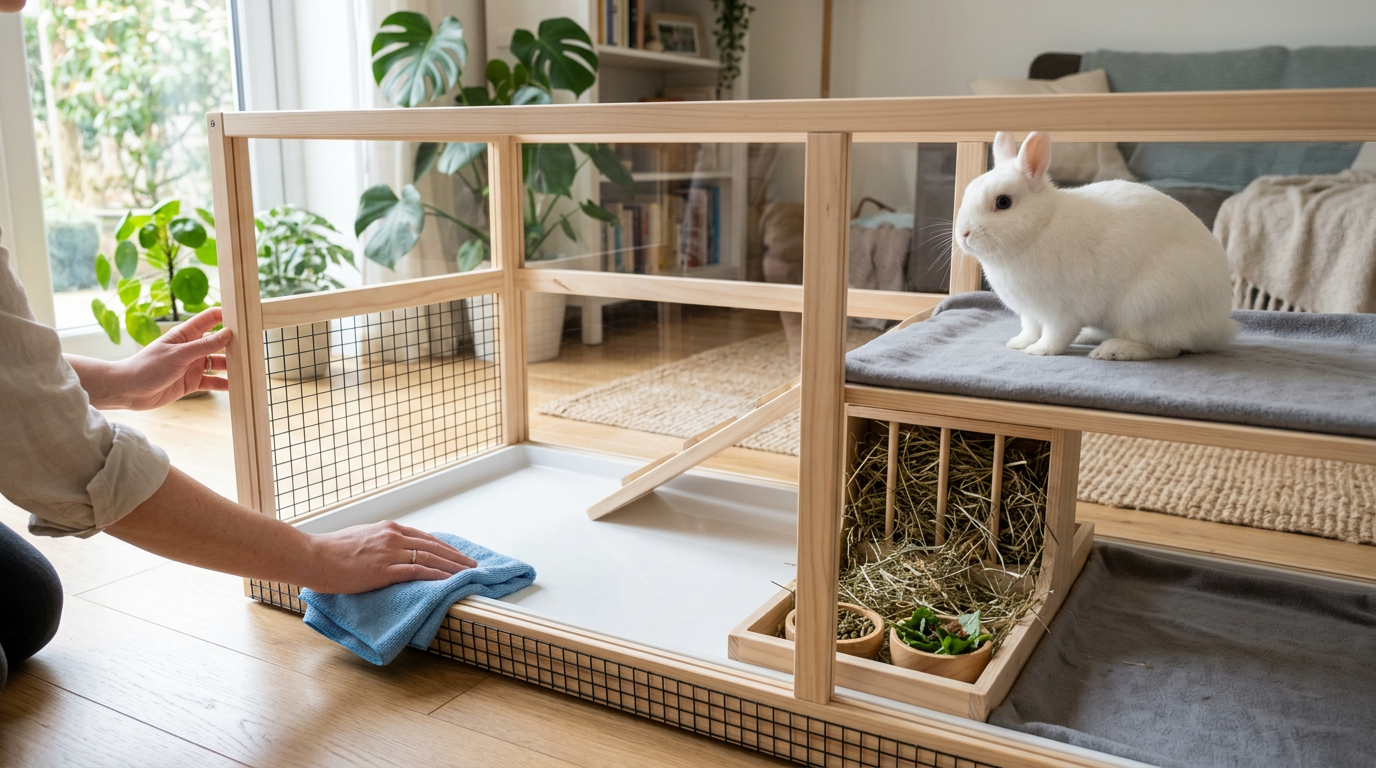 How Often Should You Clean a Rabbit Cage? (Real Schedule)