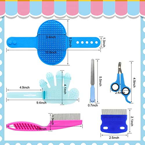 KALAMANDA 6-Piece Rabbit Grooming Kit with Shedding Brush & Nail Clippers - 2 KALAMANDA 6-Piece Rabbit Grooming Kit with Shedding Brush & Nail Clippers - 2