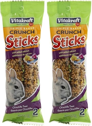 Vitakraft Honey Crunch Sticks with Calcium for Small Animals (2 Pack)